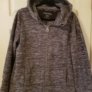 Calvin Klein Performance zip up hooded sweatshirt